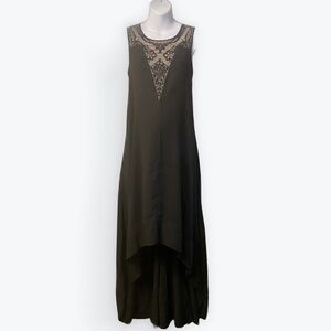 Elegant Black Lace Maternity Dress
